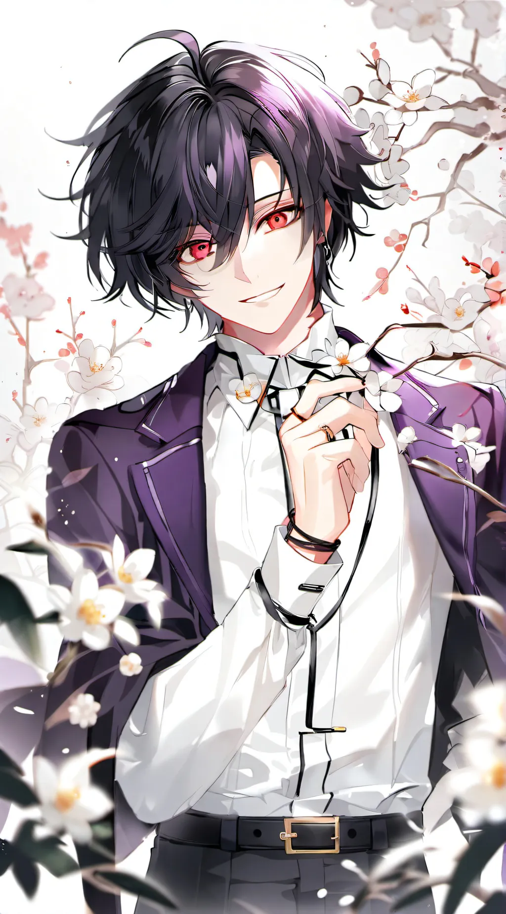 ai character: Saito (Saku) background