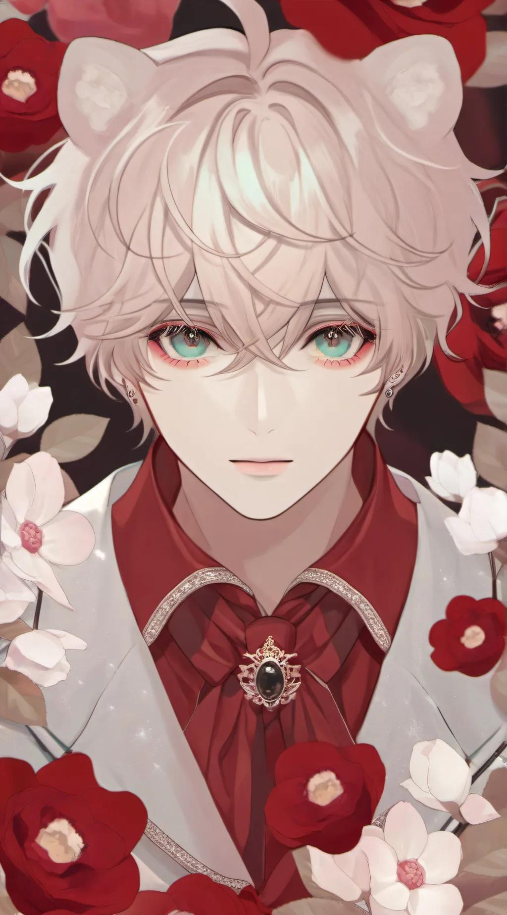 ai character: ENHYPEN  background