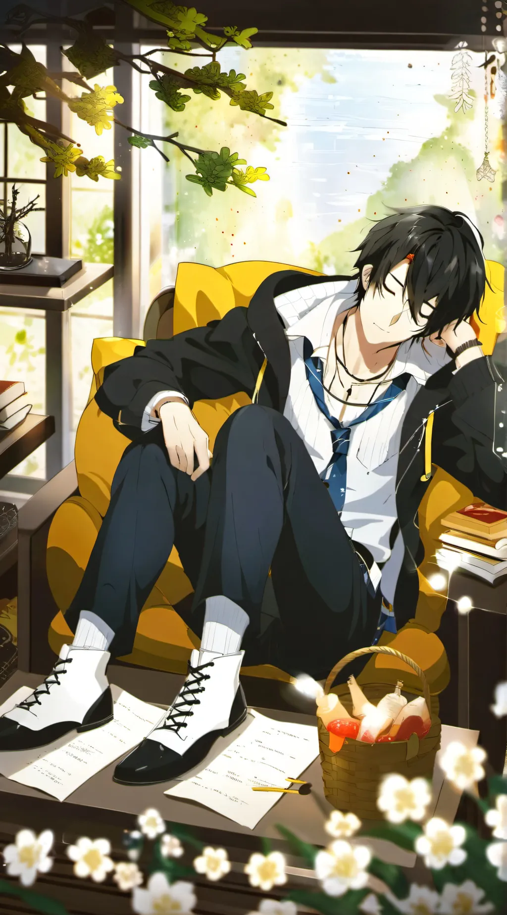 ai character: Chris background