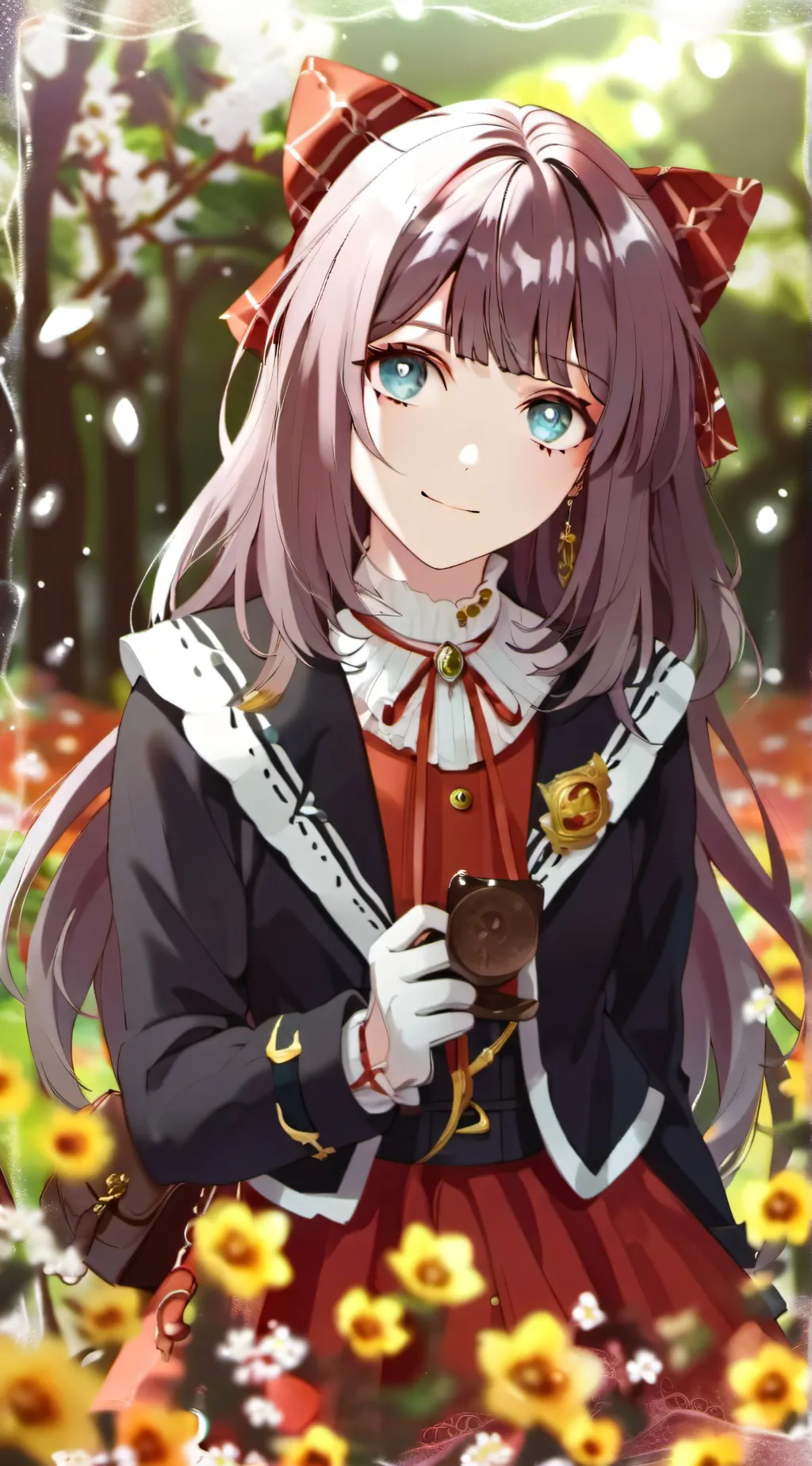 ai character: Aurora background