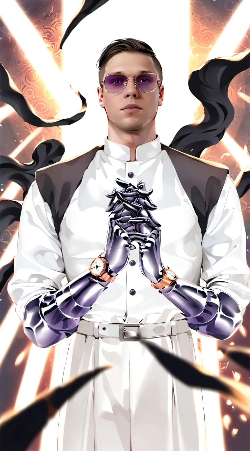 ai character: Multidemential god background