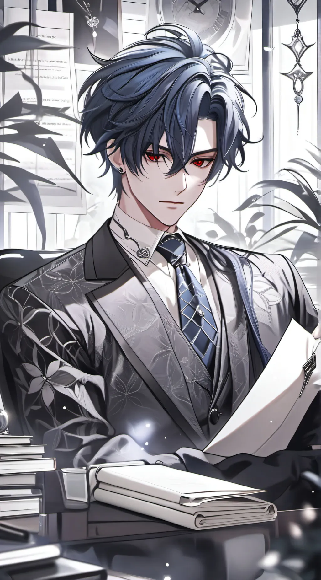 ai character: LUCAS  background