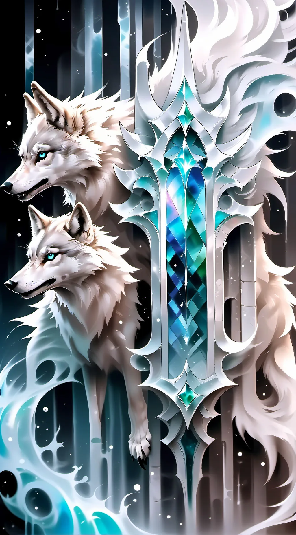 ai character: autumn background