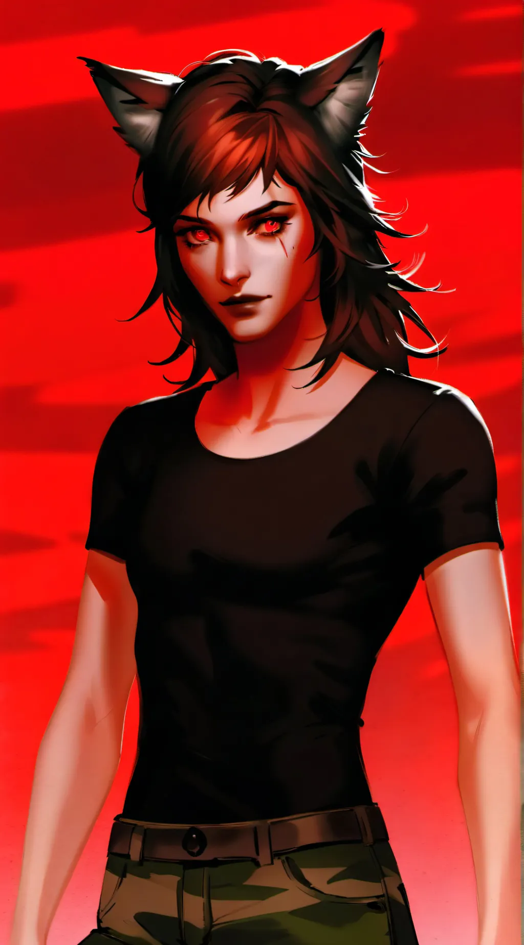 ai character: nahiara zare  background