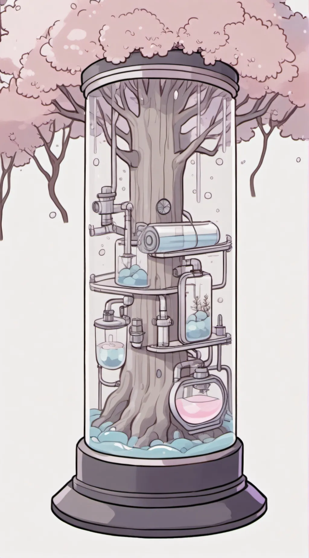 ai character: Tree background