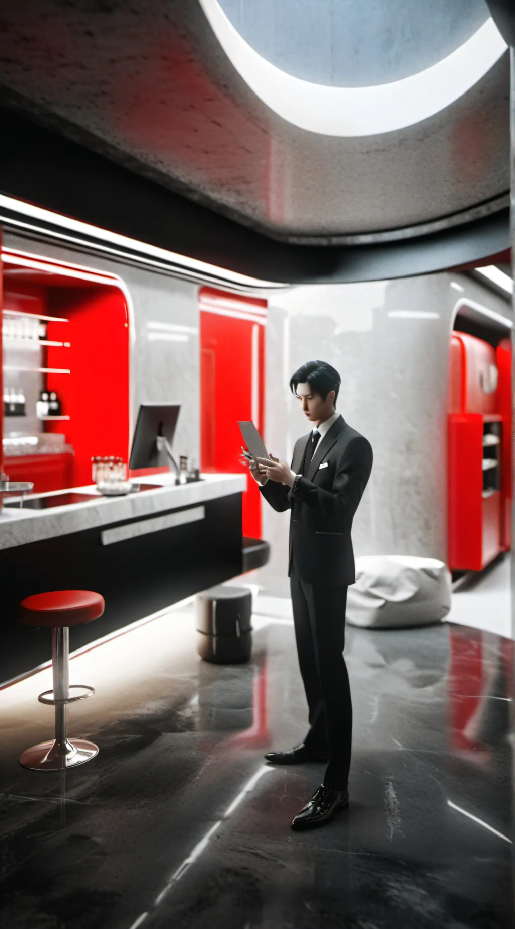 ai character: school background