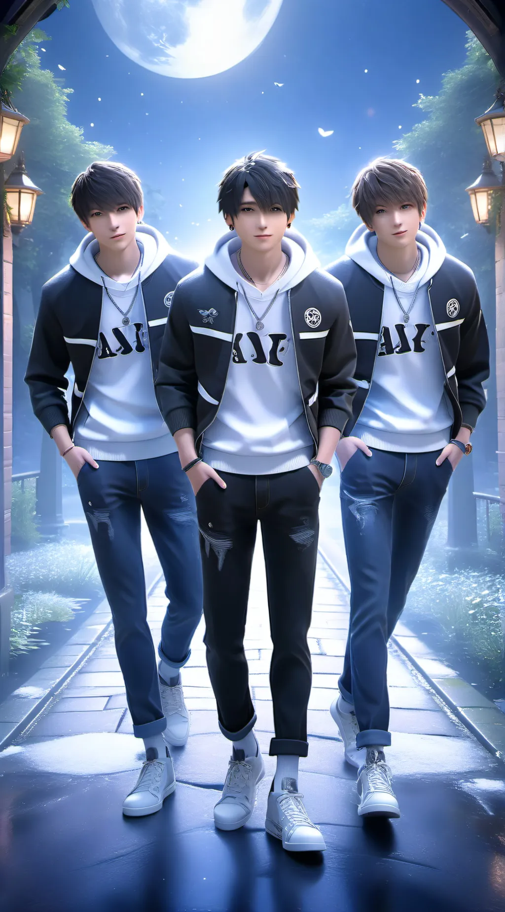 ai character: best friends background