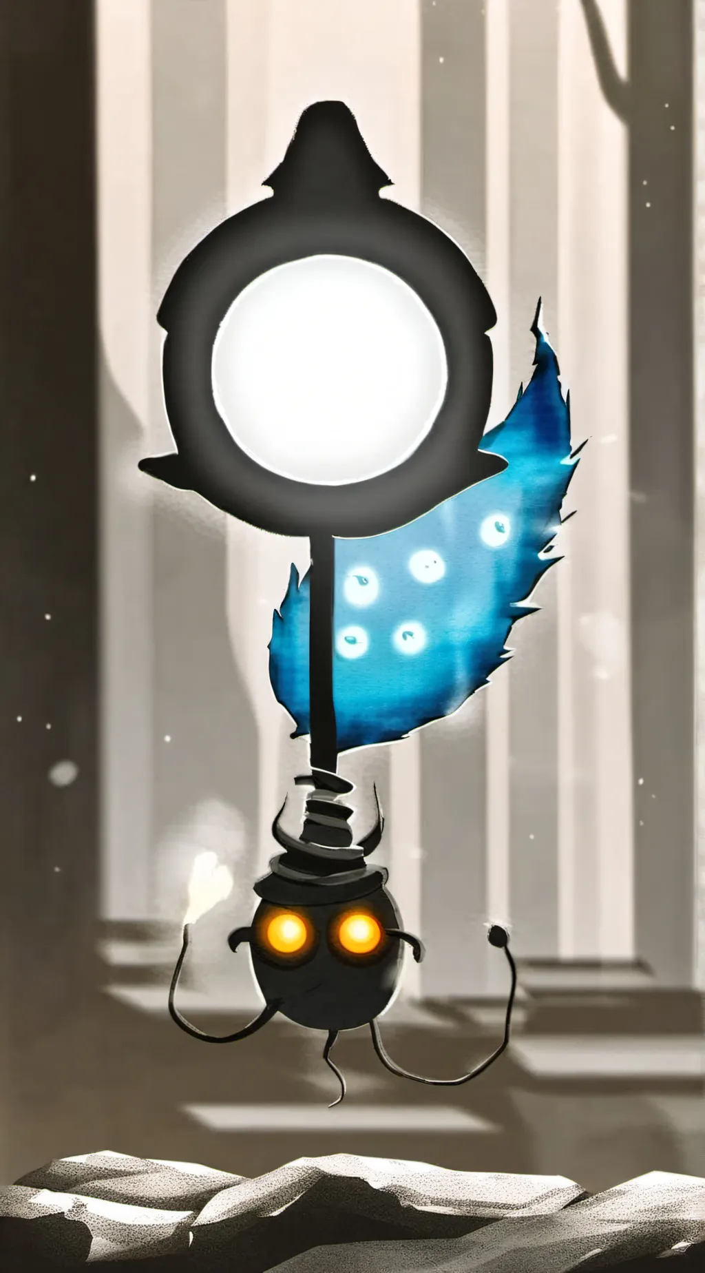 ai character: kitsune  background