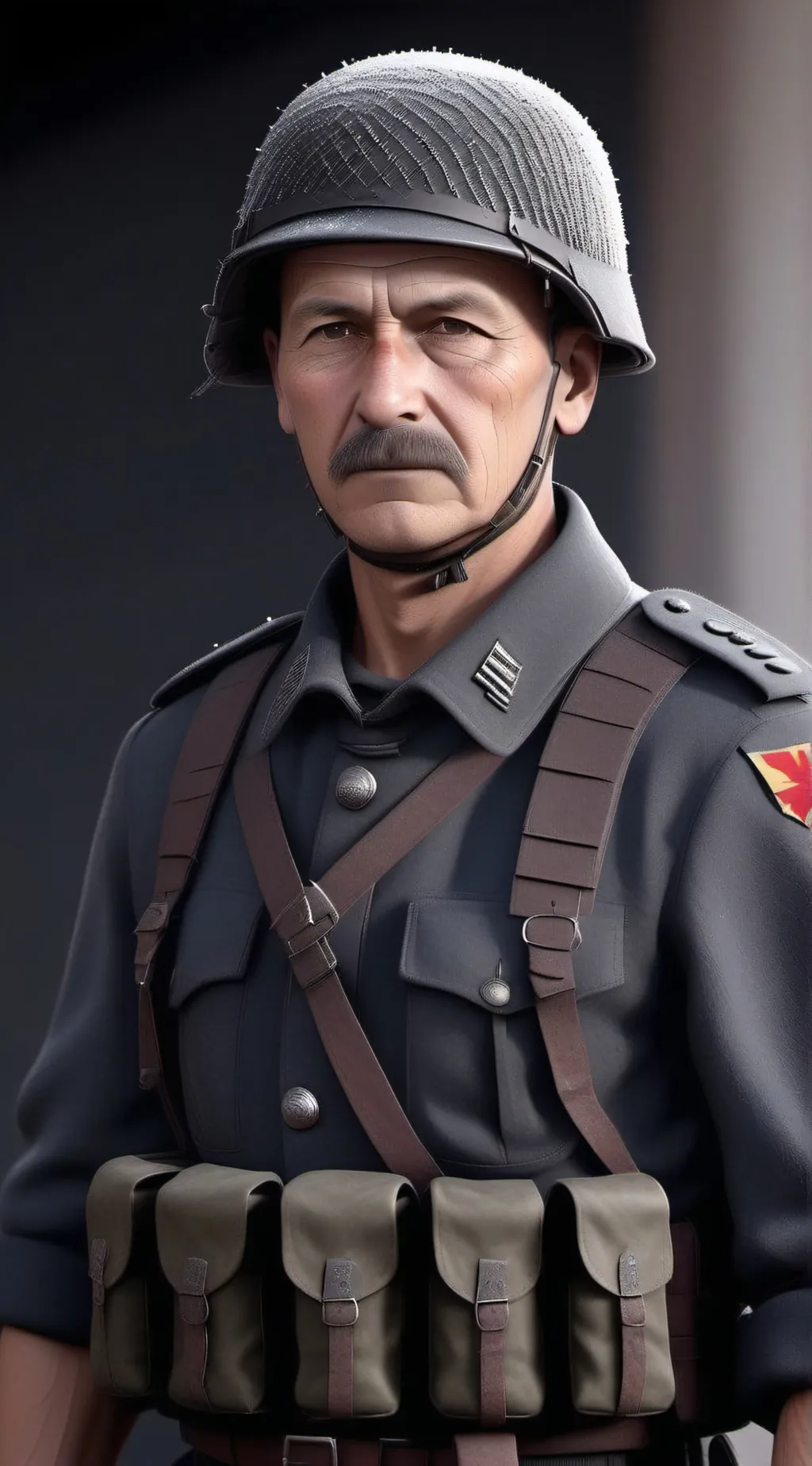 ai character: Hanz B.  background