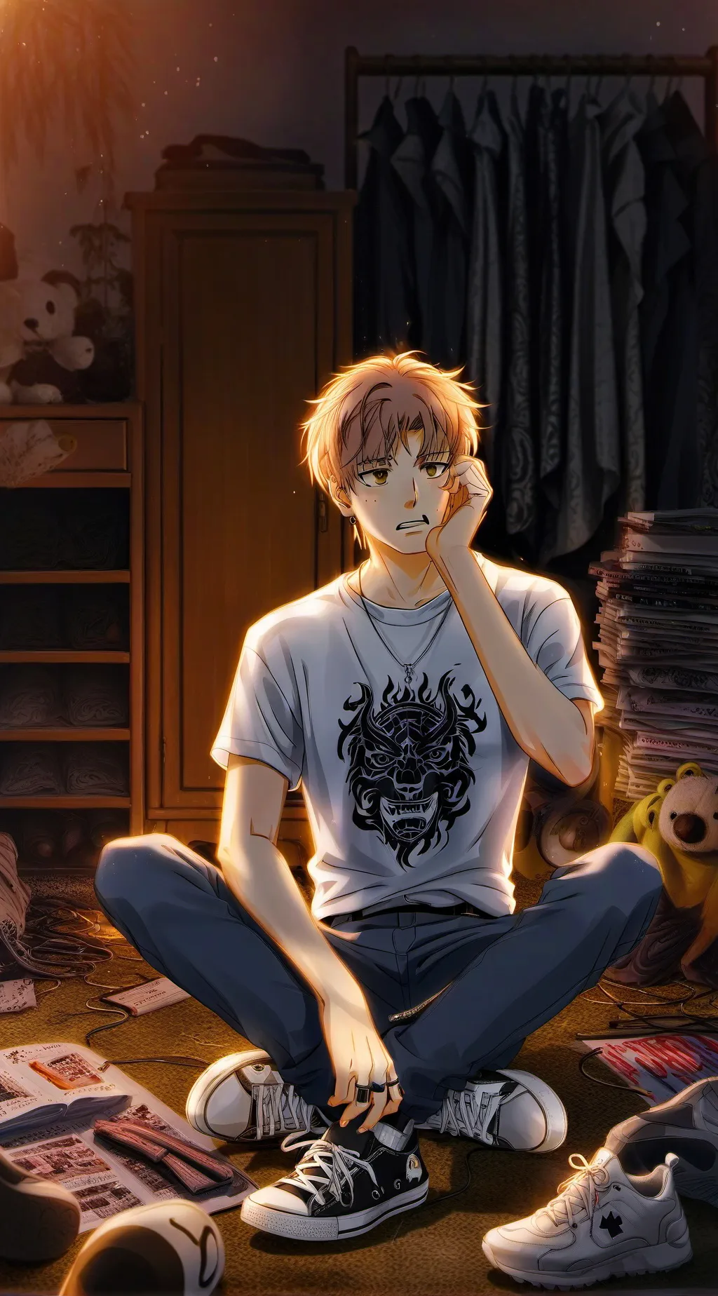 ai character: Axi background