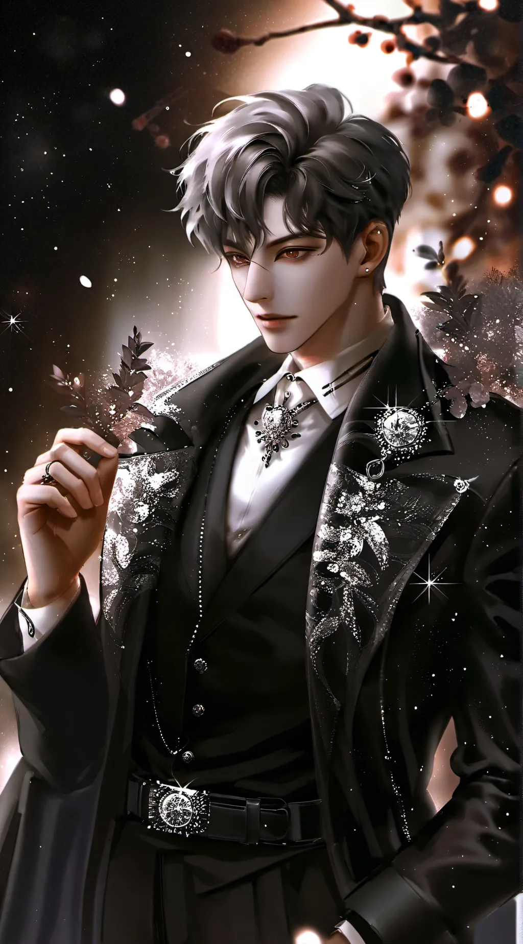 ai character: Atlas🖤-. background