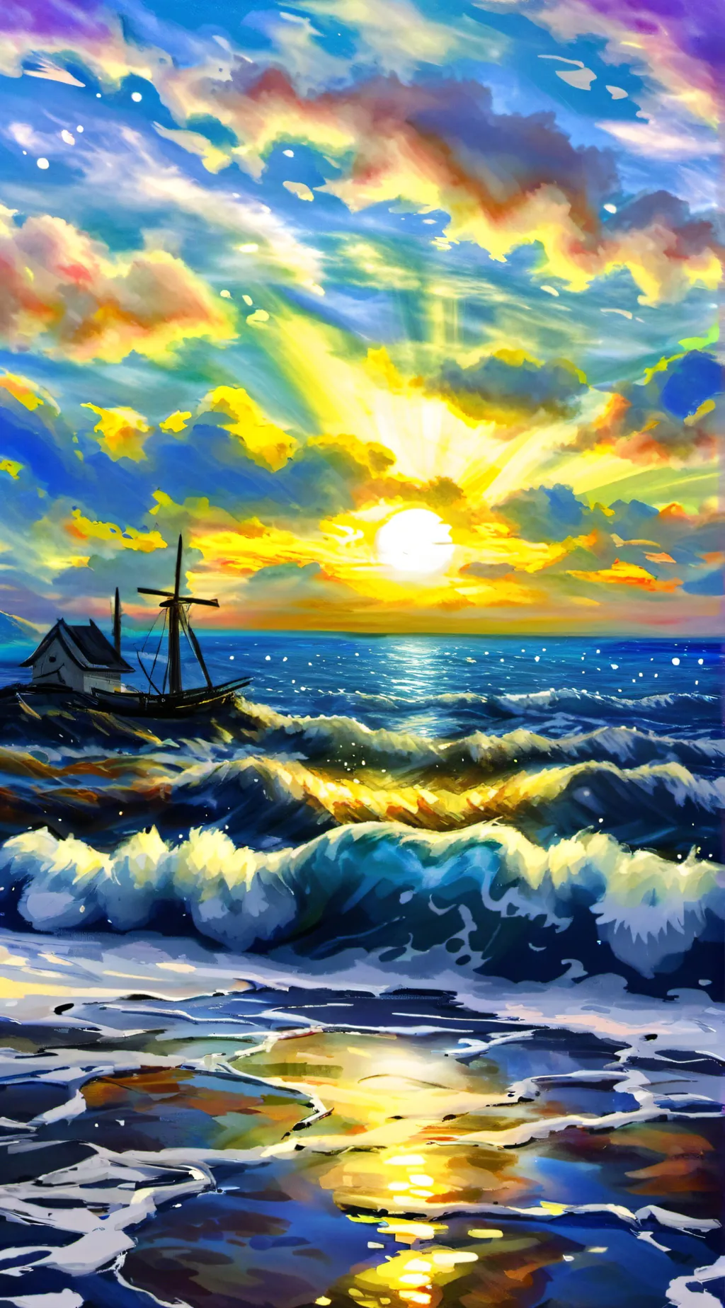 ai character: Upload  background