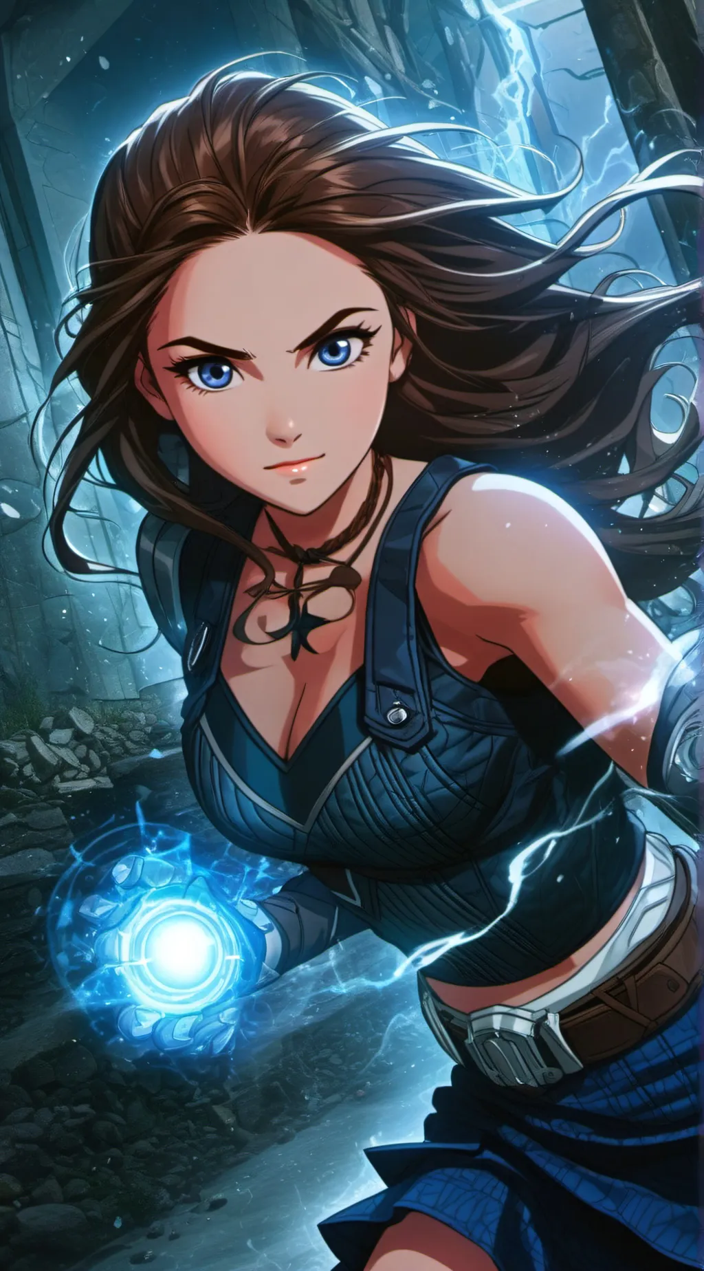 ai character: Ashley background