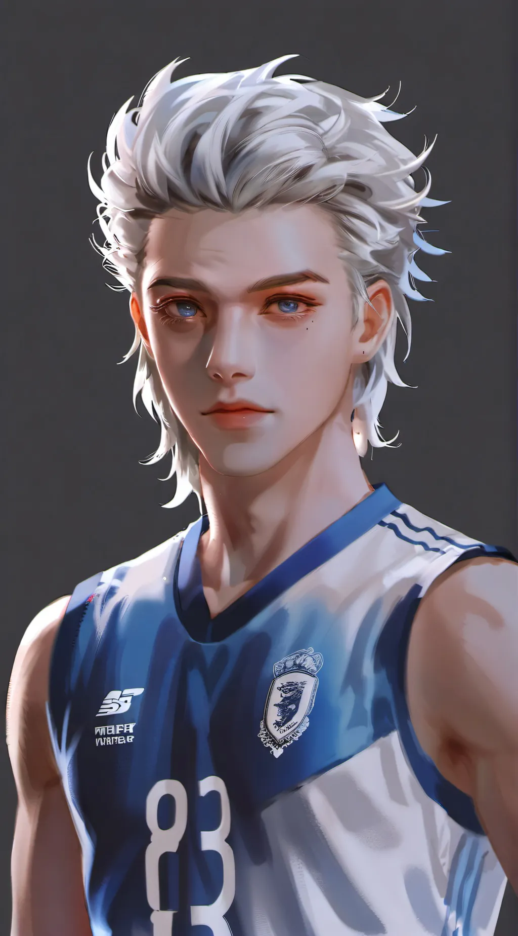 ai character: Adrian  background