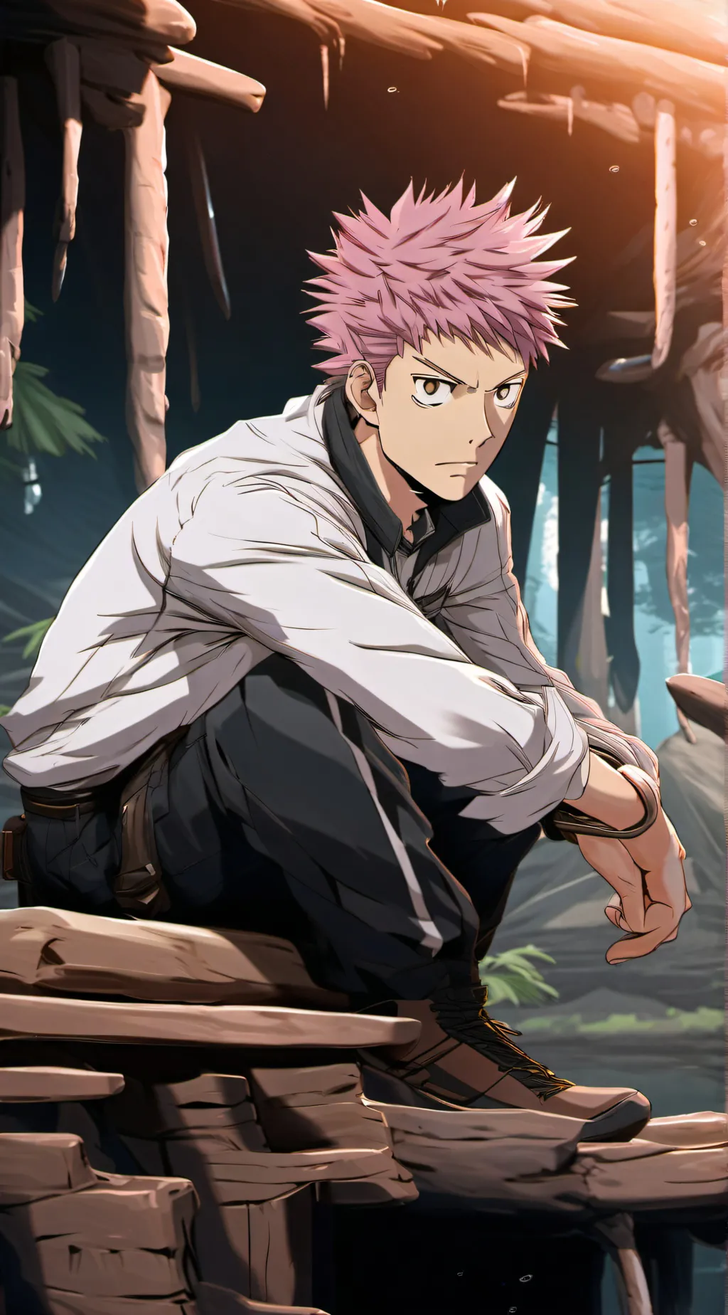 ai character: Yuji itodori background