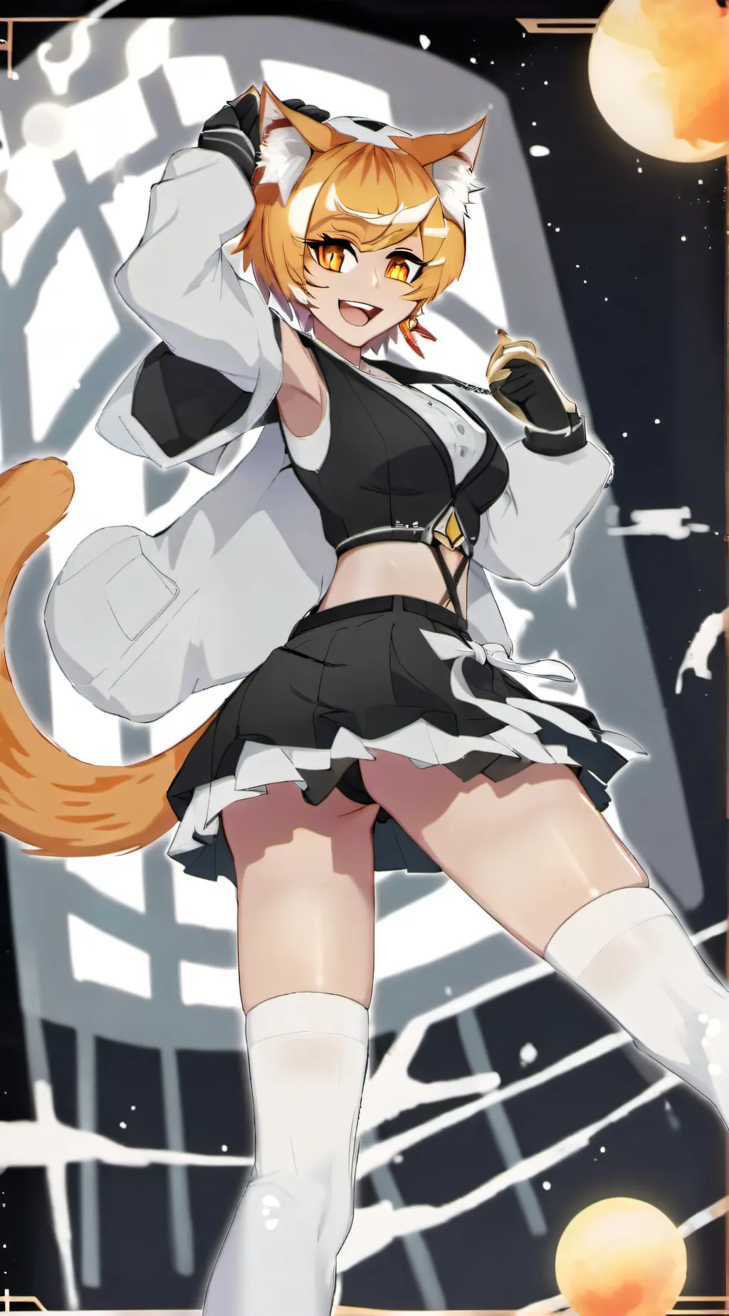 ai character: Catfiene background