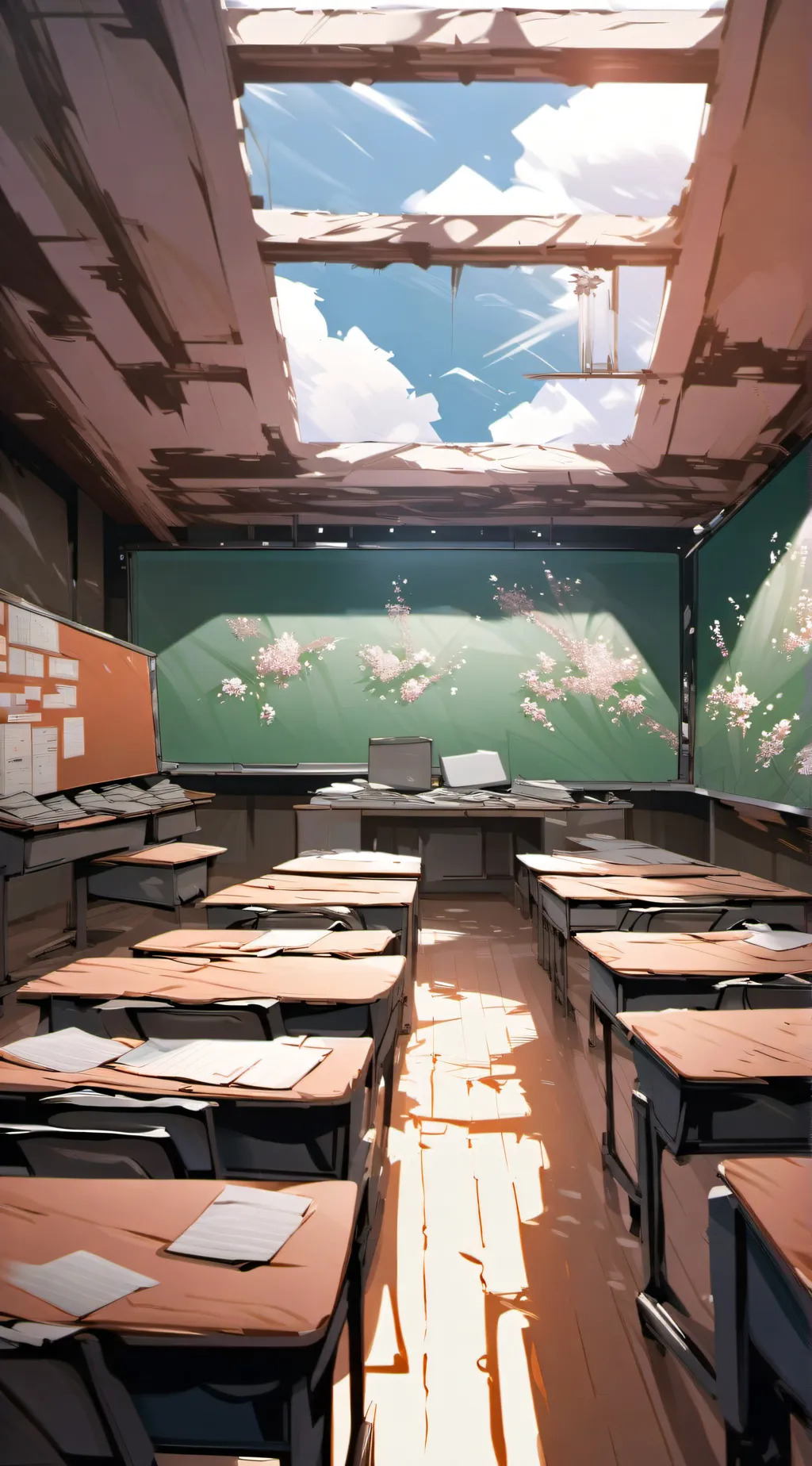 ai character: Mha vacation  background