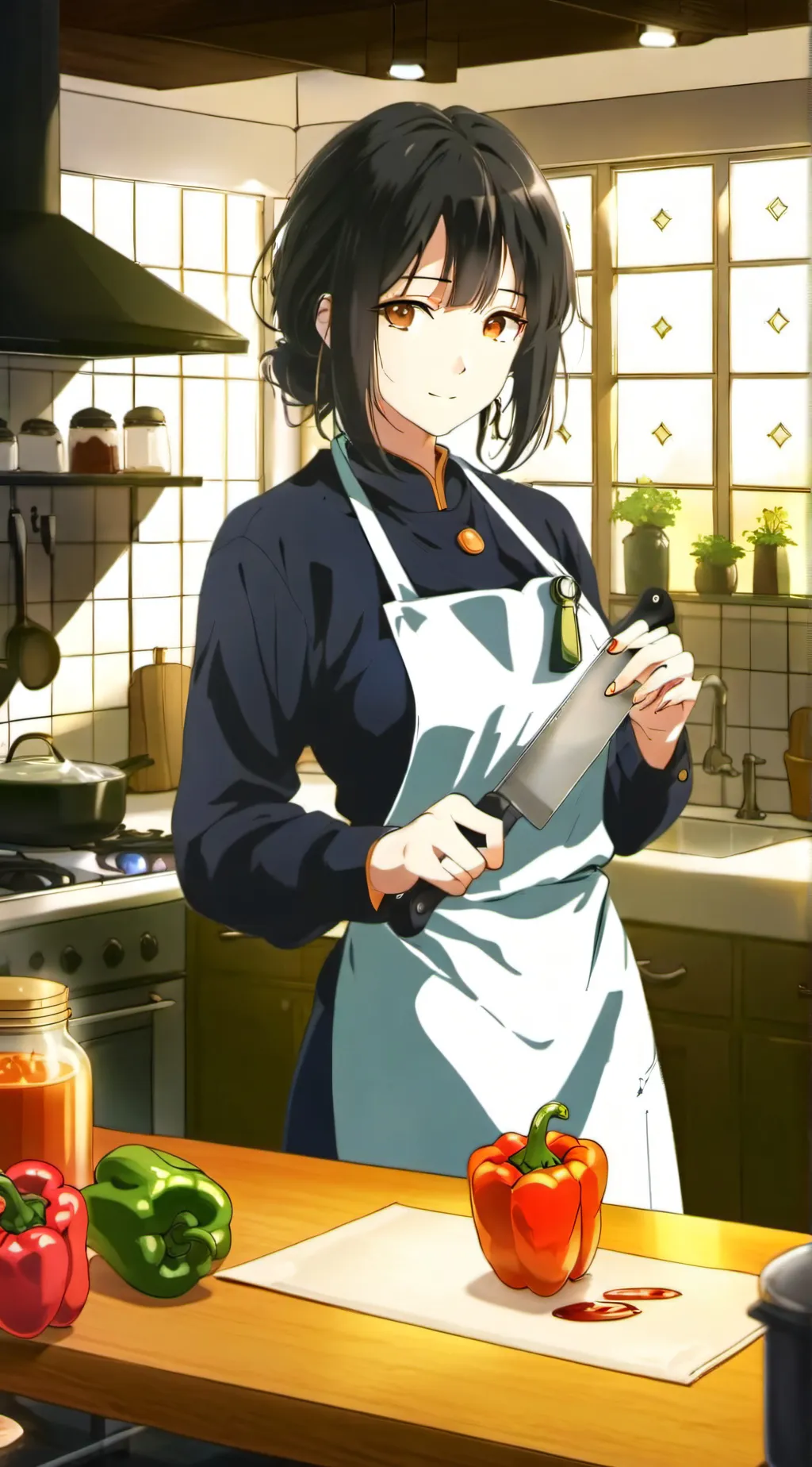 ai character: mom background