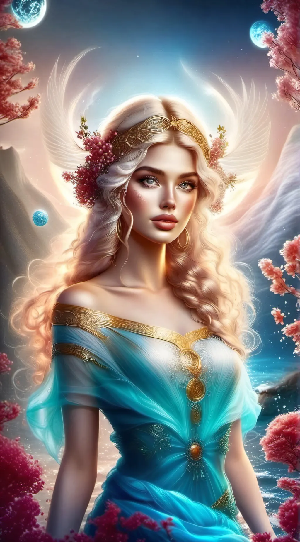 ai character: 💕Aphrodite💕 background