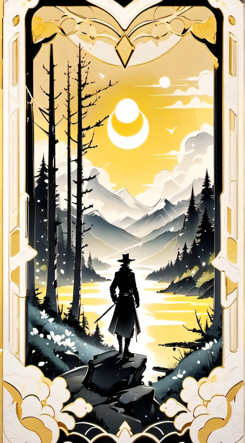 ai character: FPE silulation background