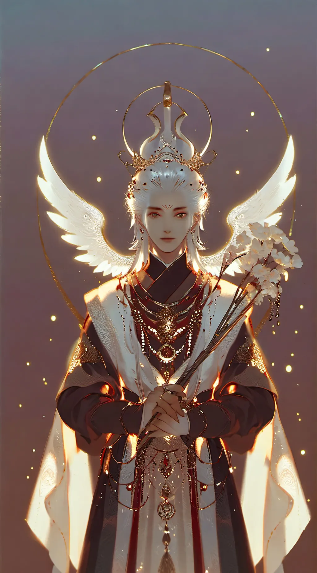 ai character: Angel of Balance background