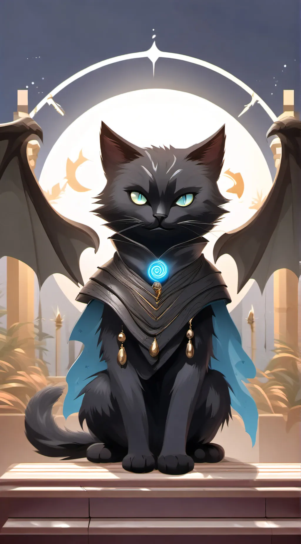 ai character: Blacksmith background