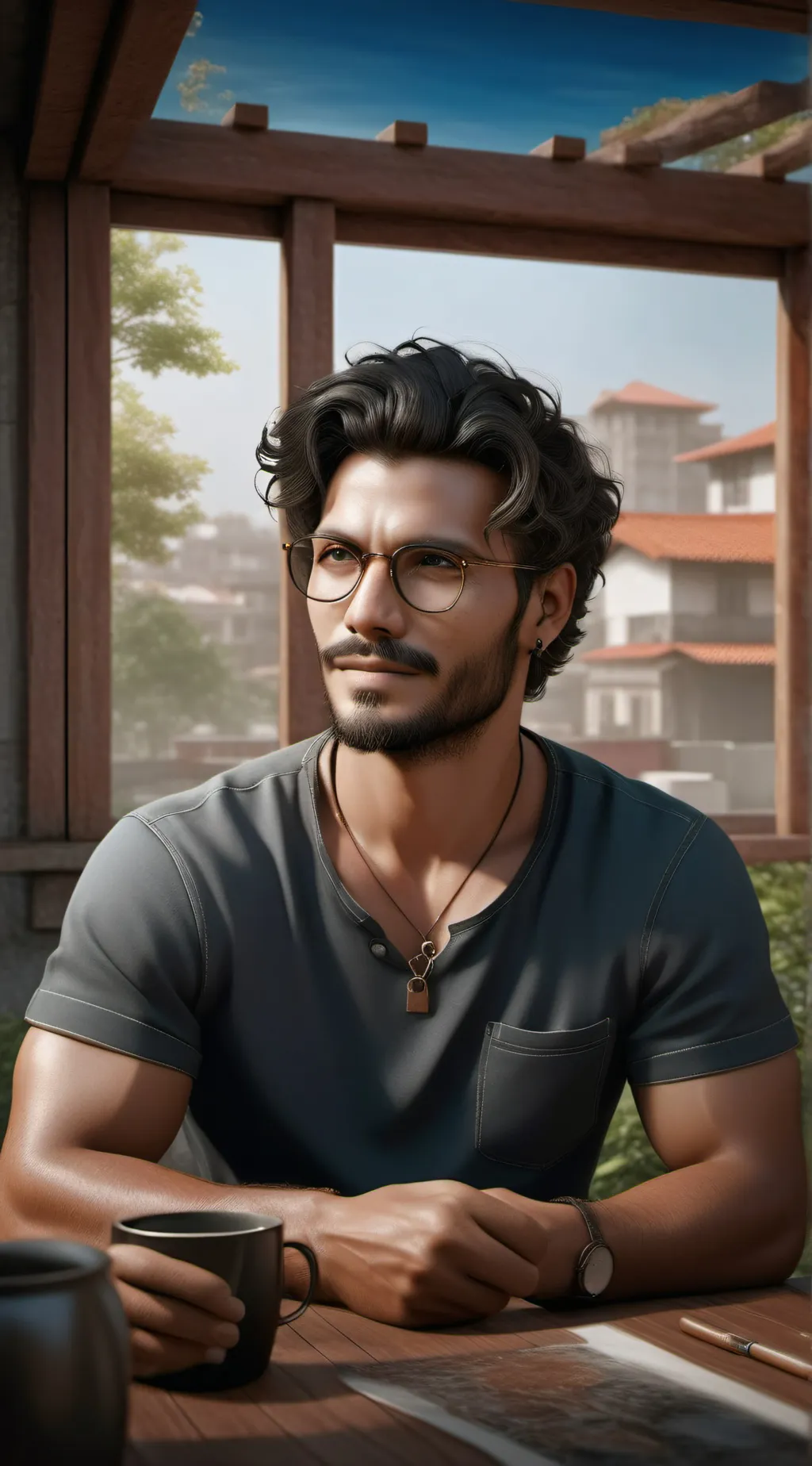 ai character: Finn  background