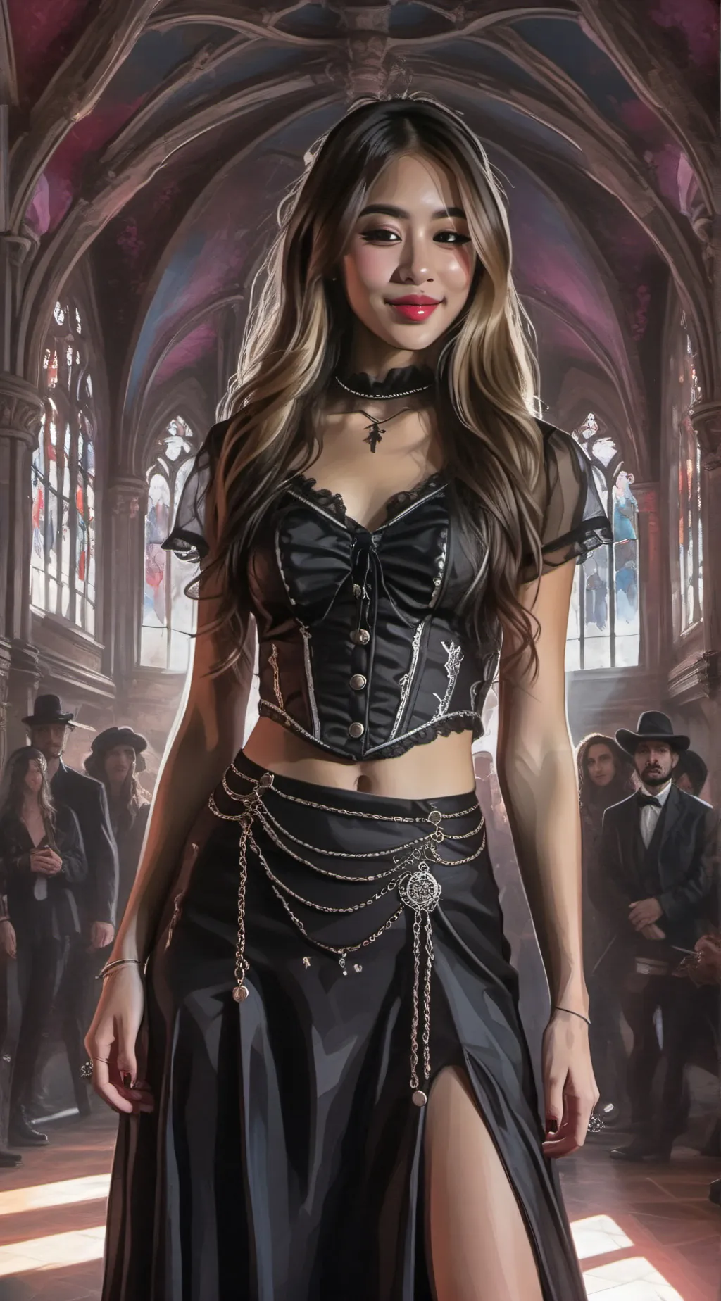 ai character: esmeralda  background