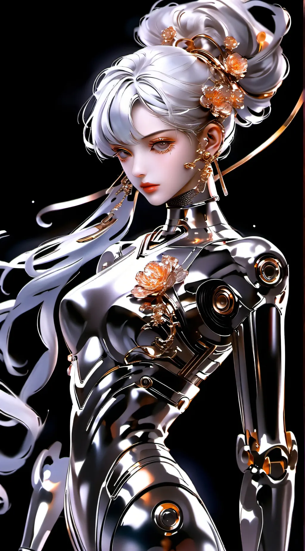 ai character: rose background