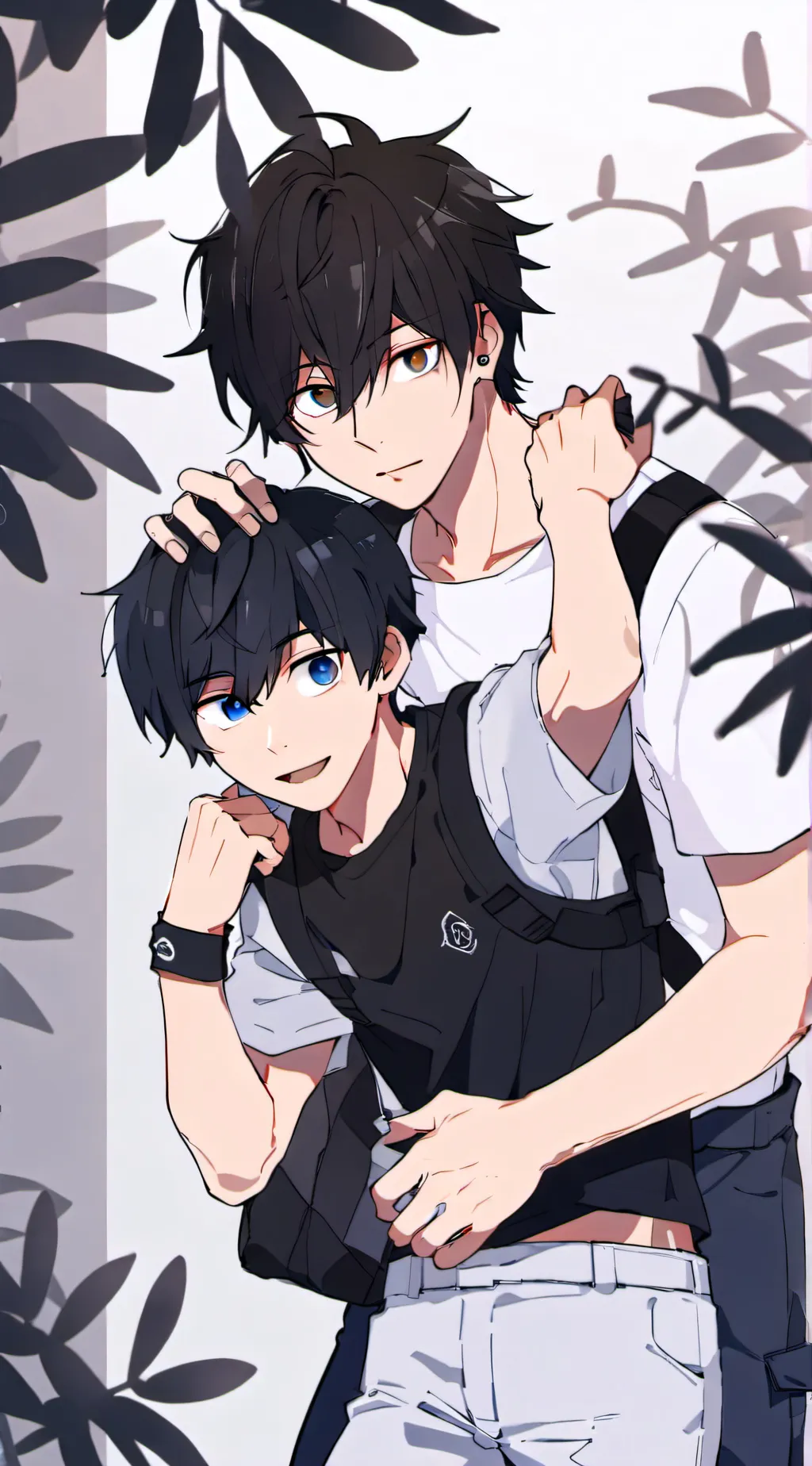 ai character: Mathew+max background