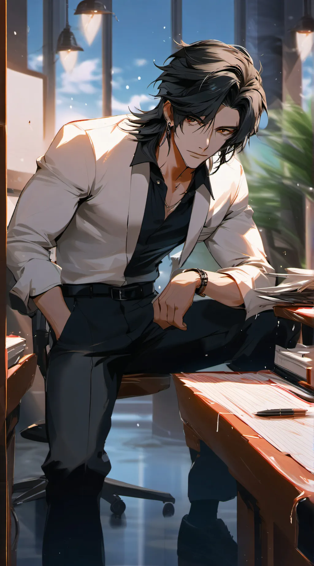 ai character: •Prince Mark• background