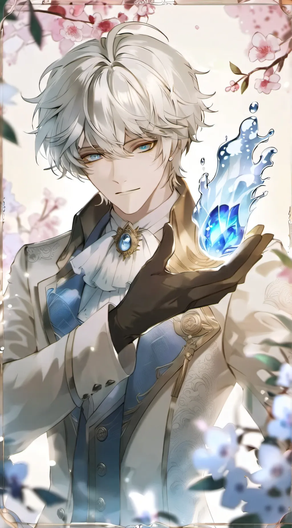 ai character: Theo background