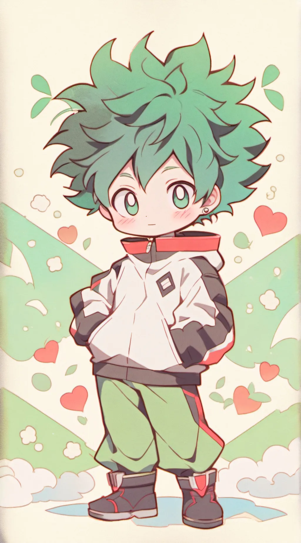 ai character: MHA baby background