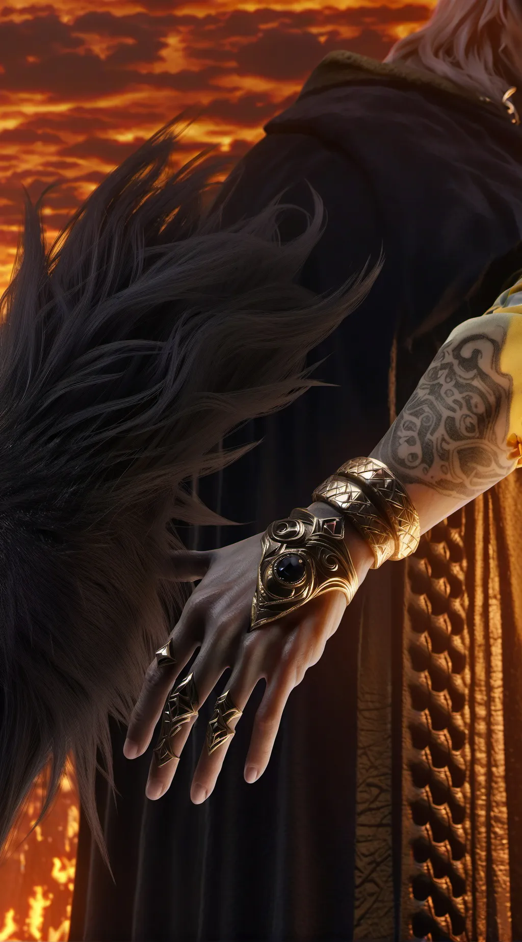 ai character: demon background