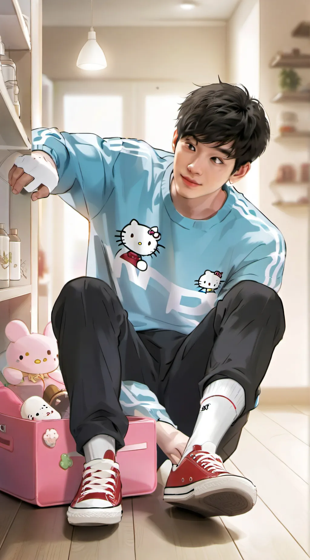 ai character: 🩷☆Remi☆🤍 background