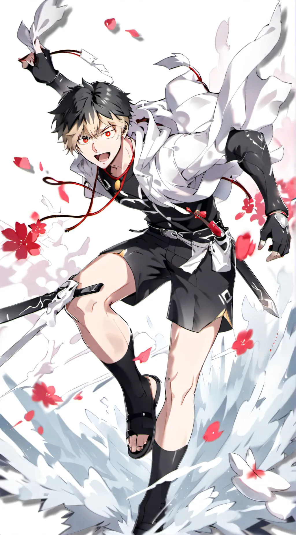 ai character: Mha your room sick background