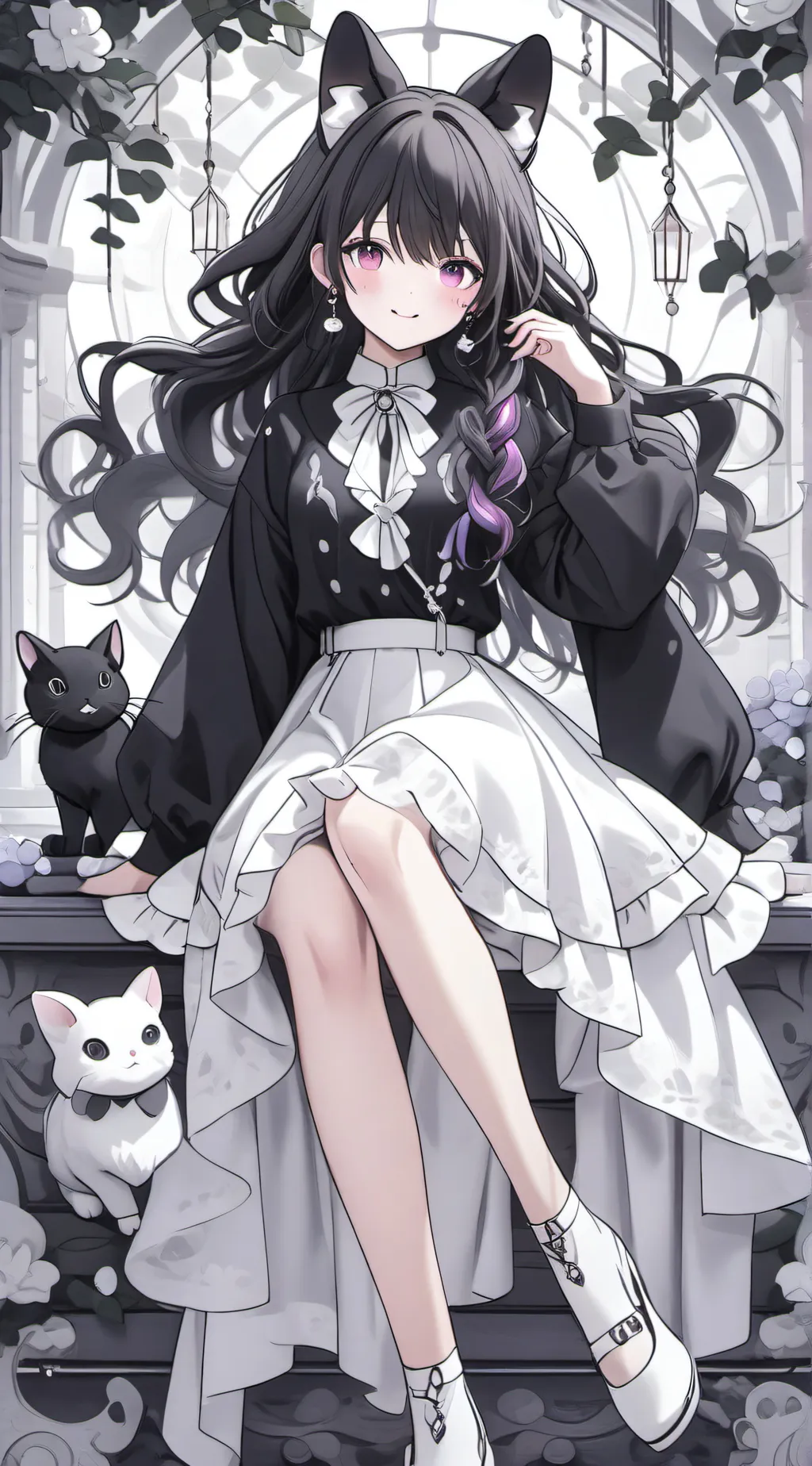 ai character: kitty background