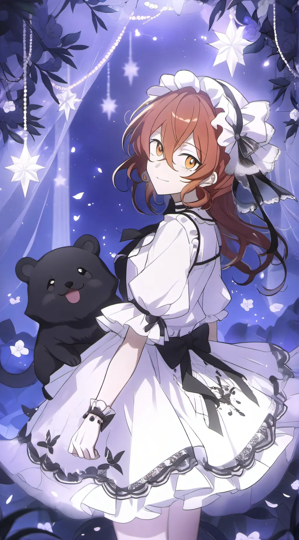 ai character: Luna background