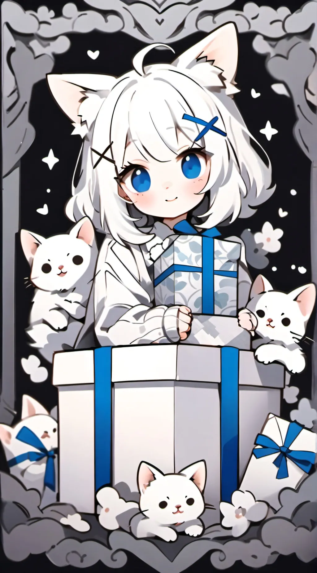 ai character: cat friend background