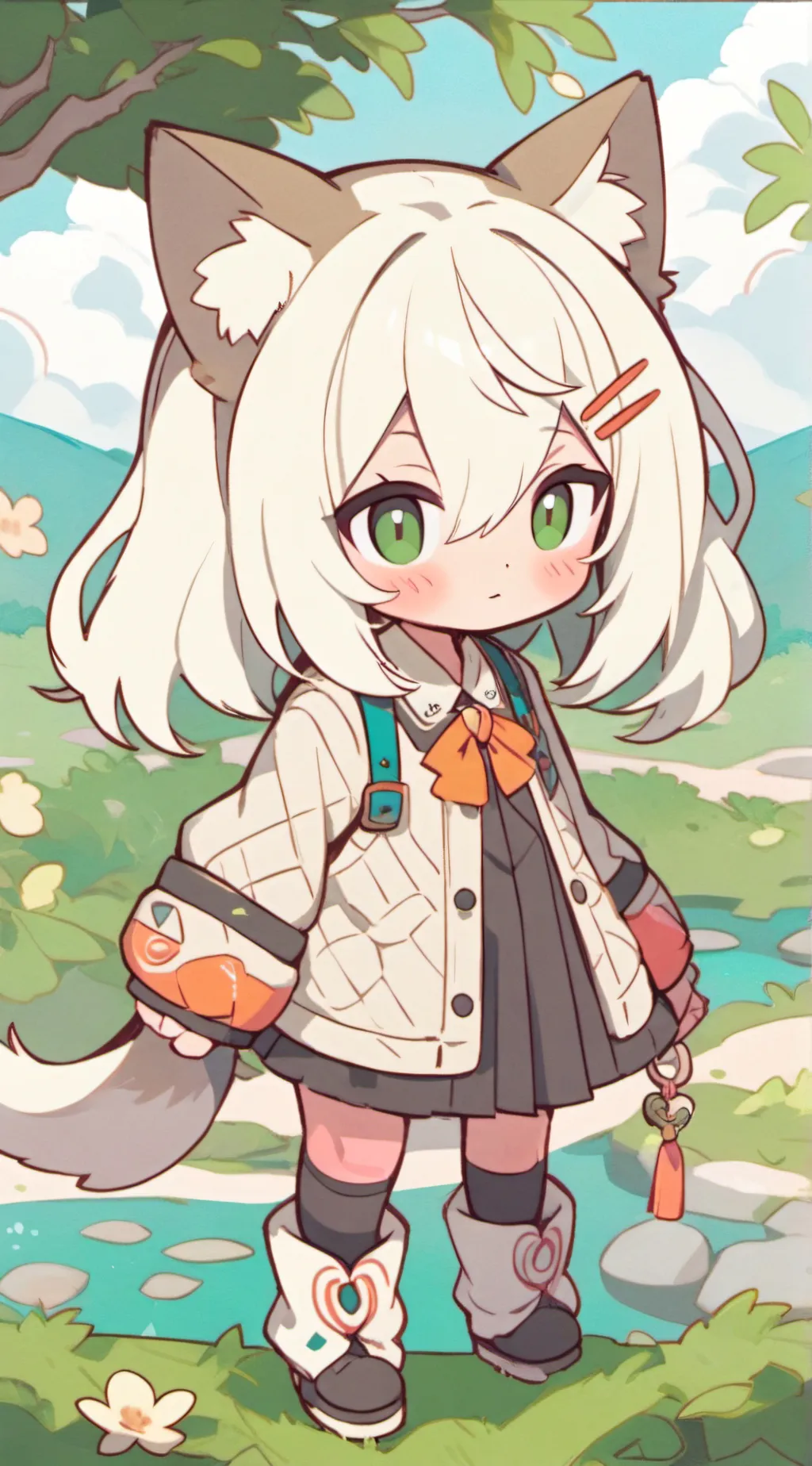 ai character: UWU  background