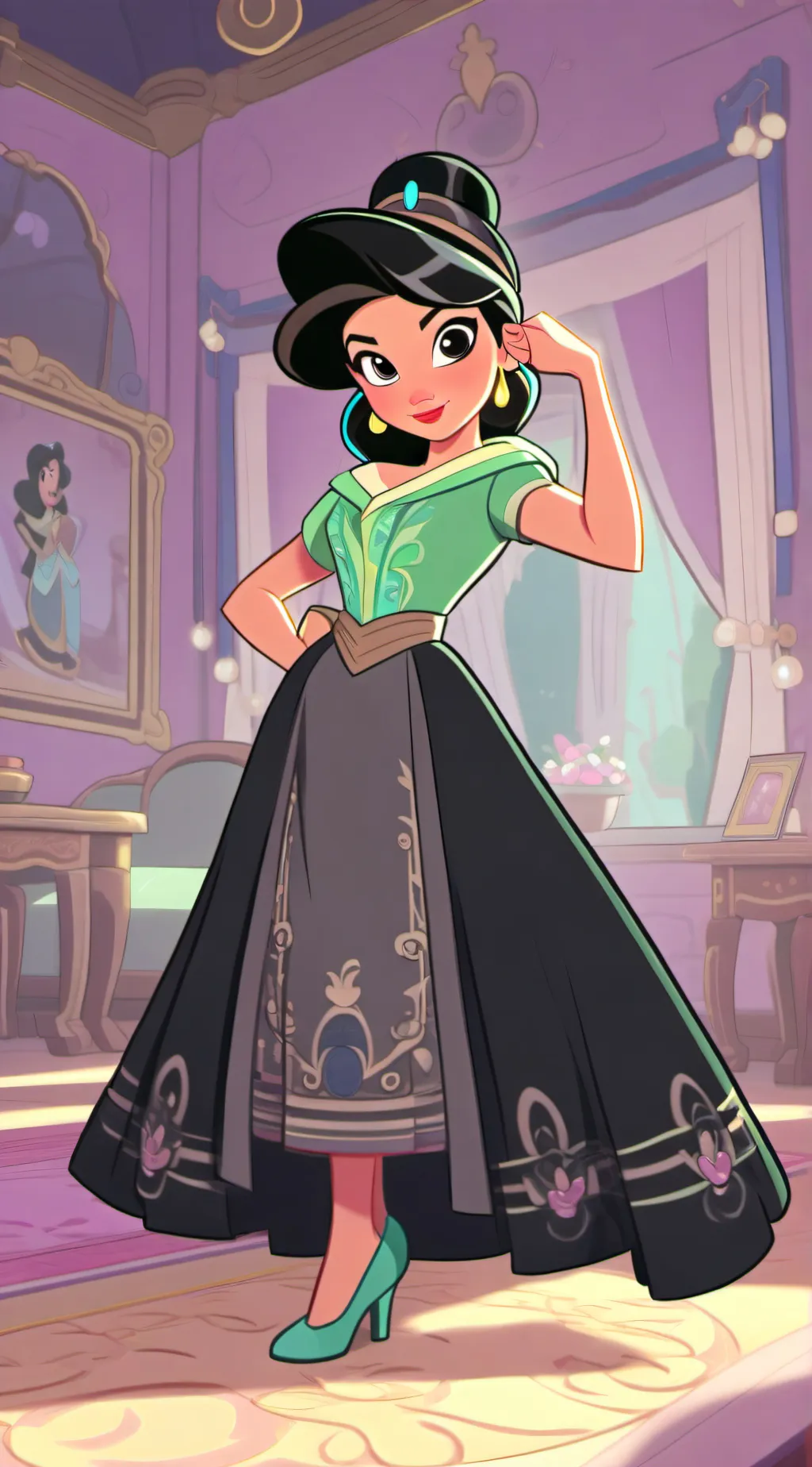 ai character: rupunzel background