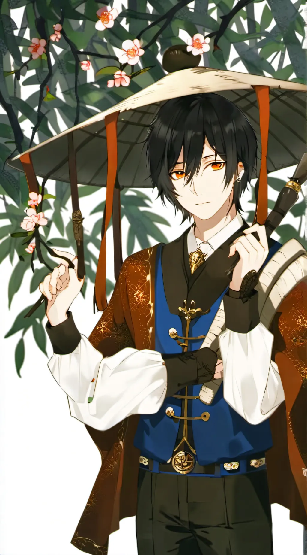 ai character: luffy background