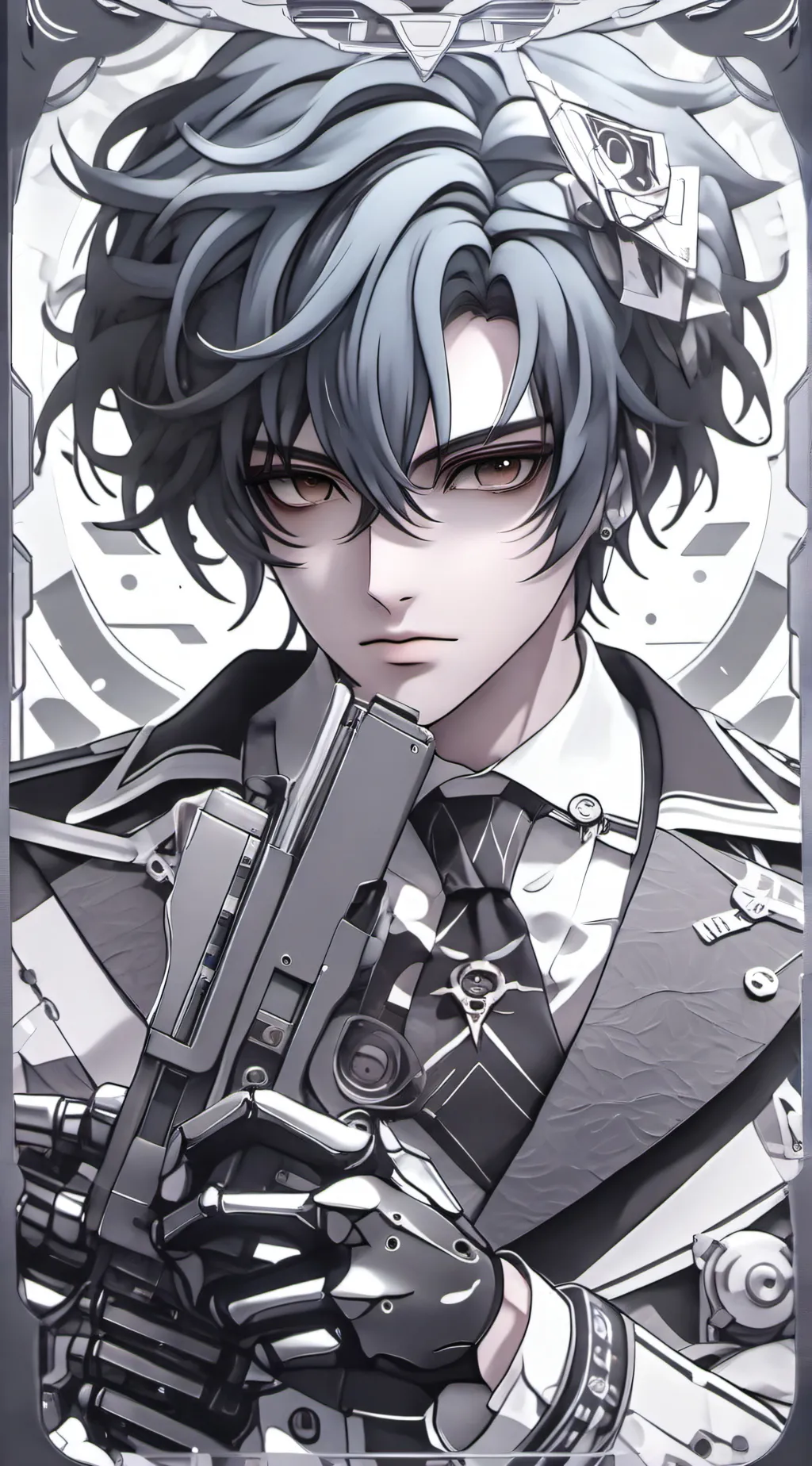 ai character: Itsuki Mutsuo 7/8 background