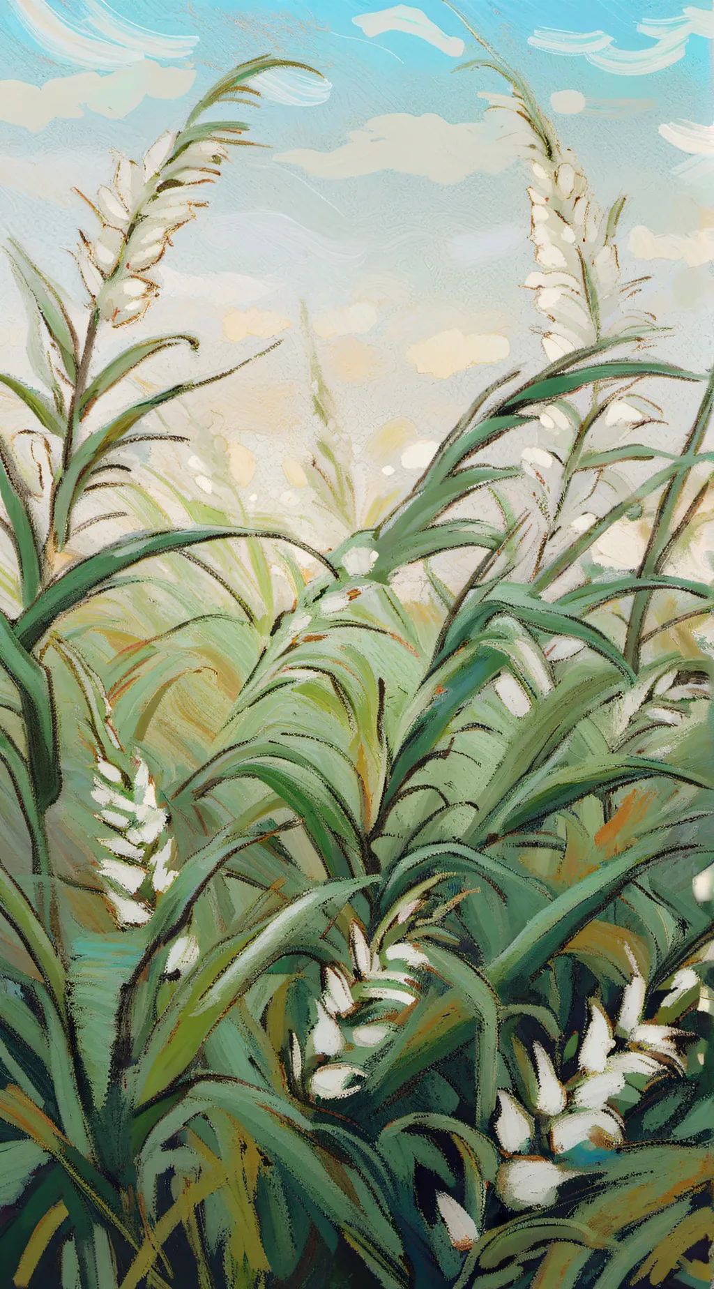 ai character: Grass :D background