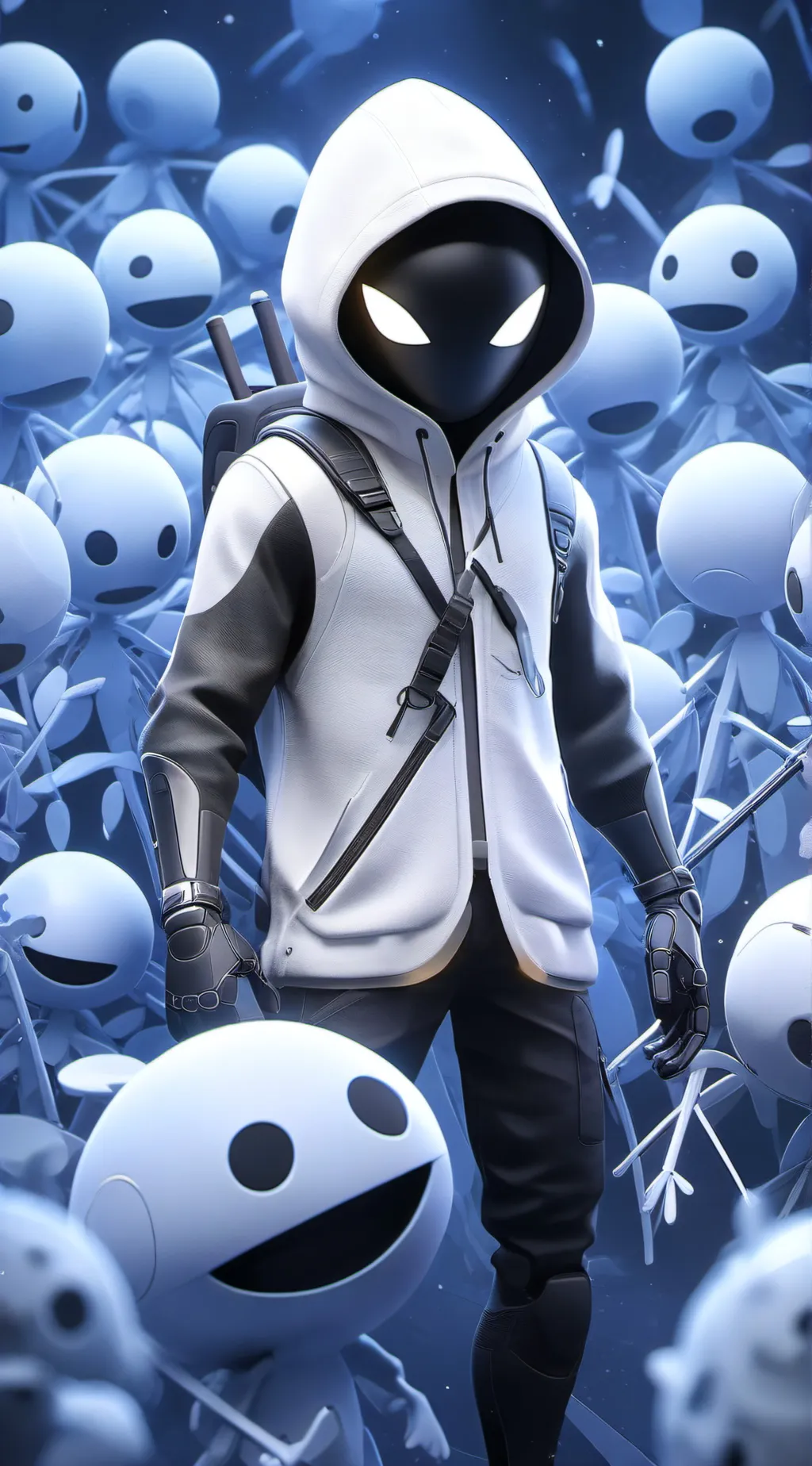 ai character: stickman school background