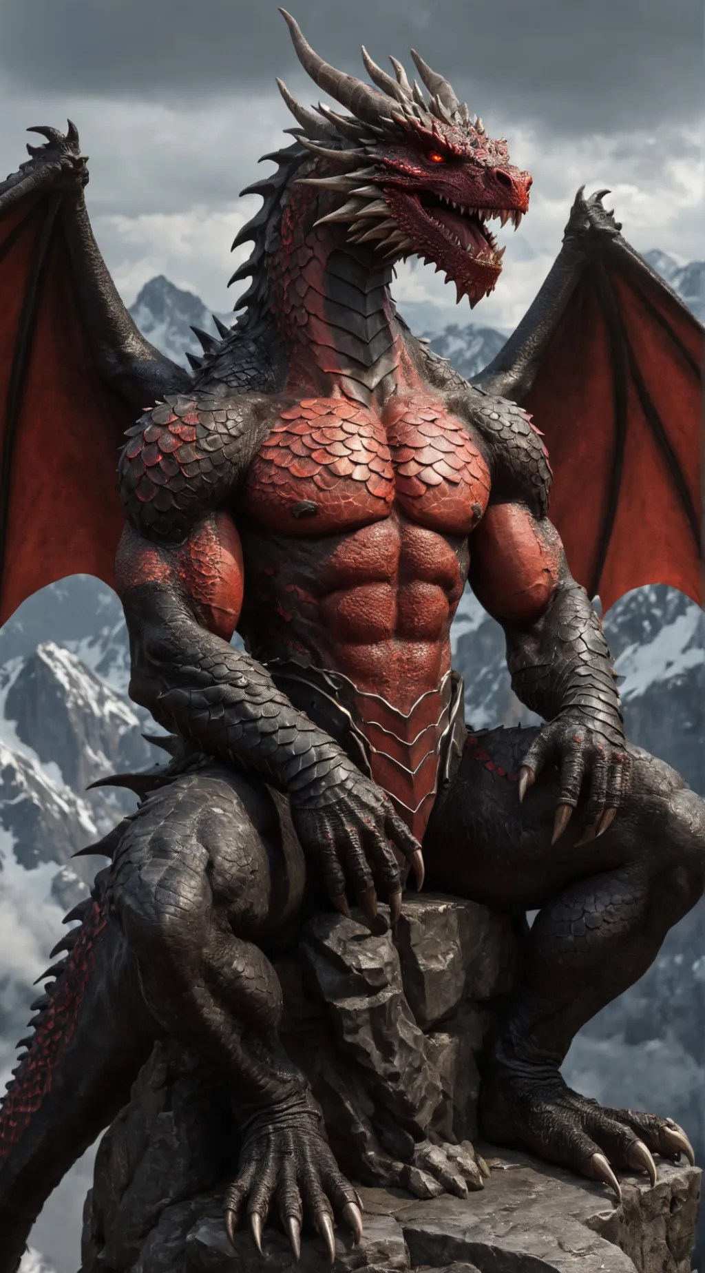 Talkie AI - Chat with King Draco Redfire