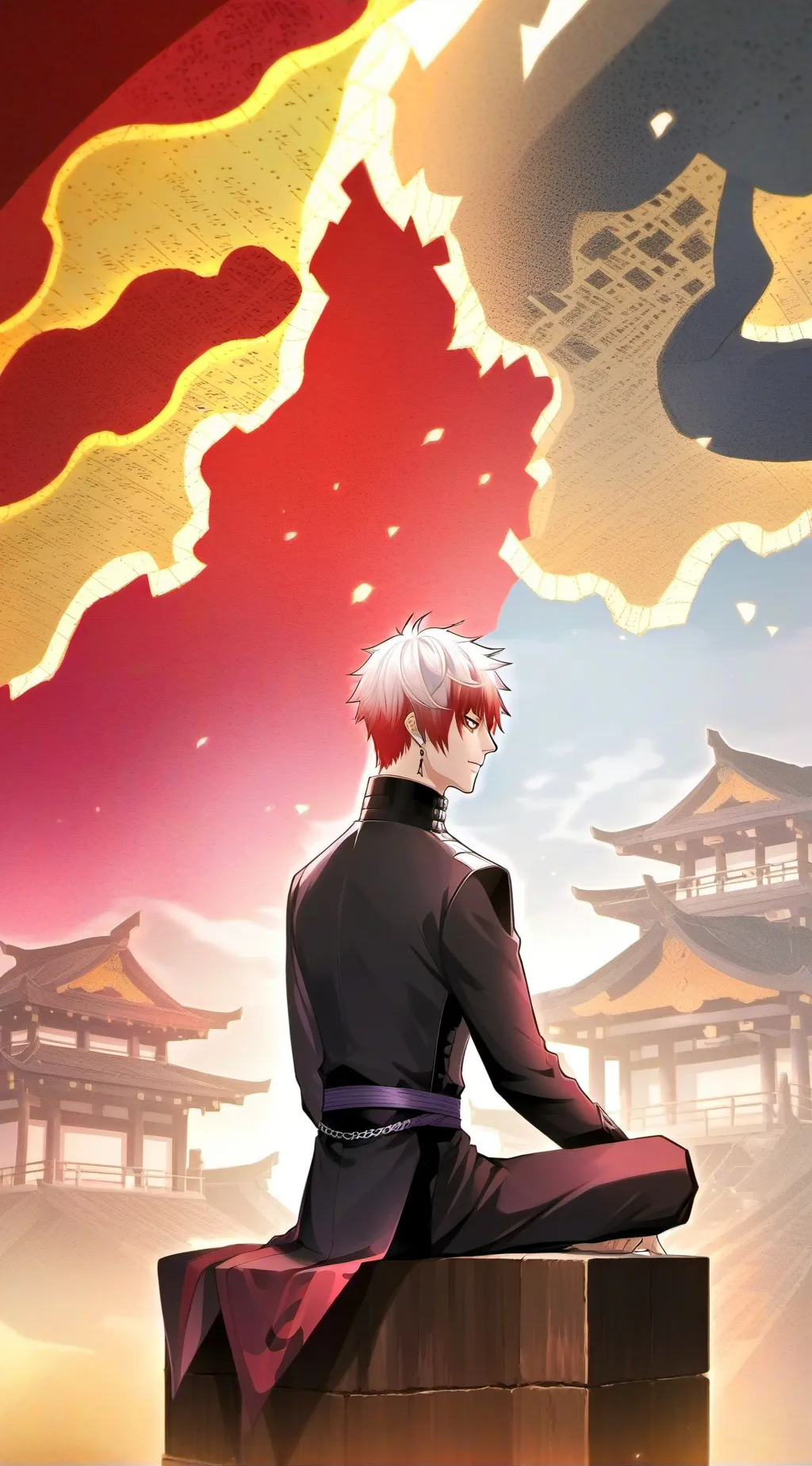 ai character: yuji itadori background