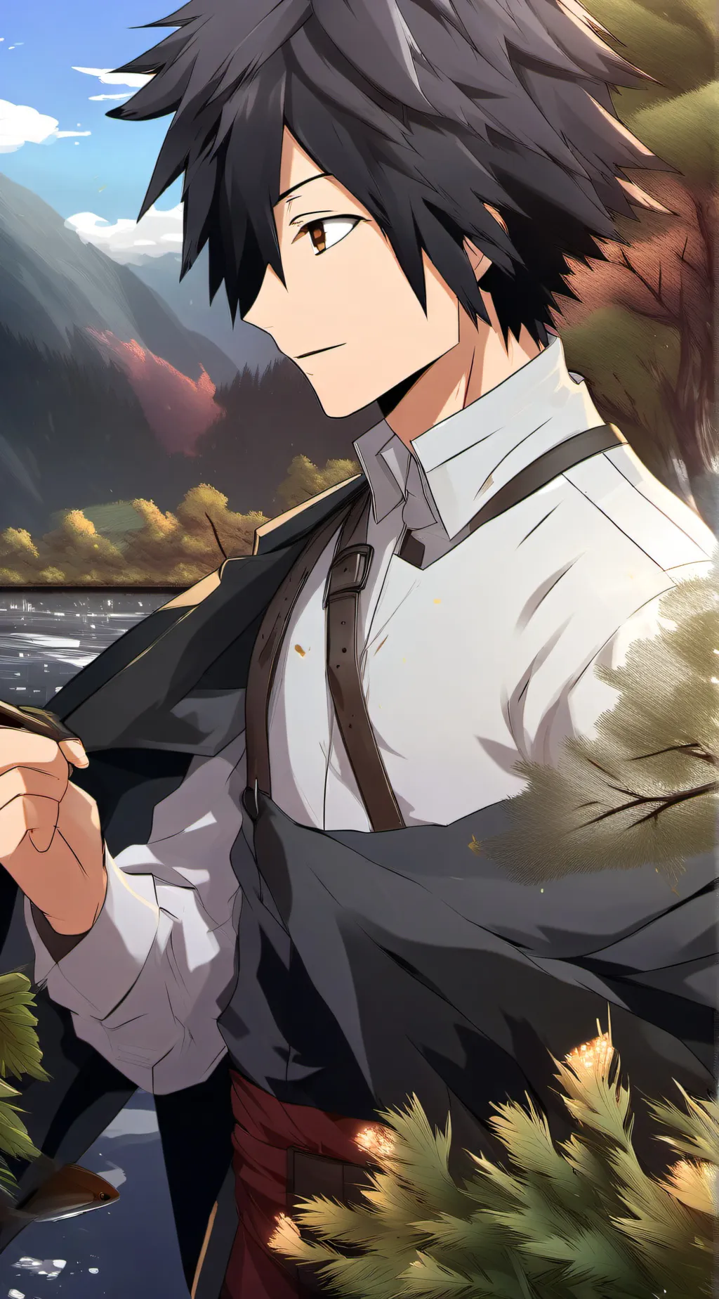 ai character: BSD background