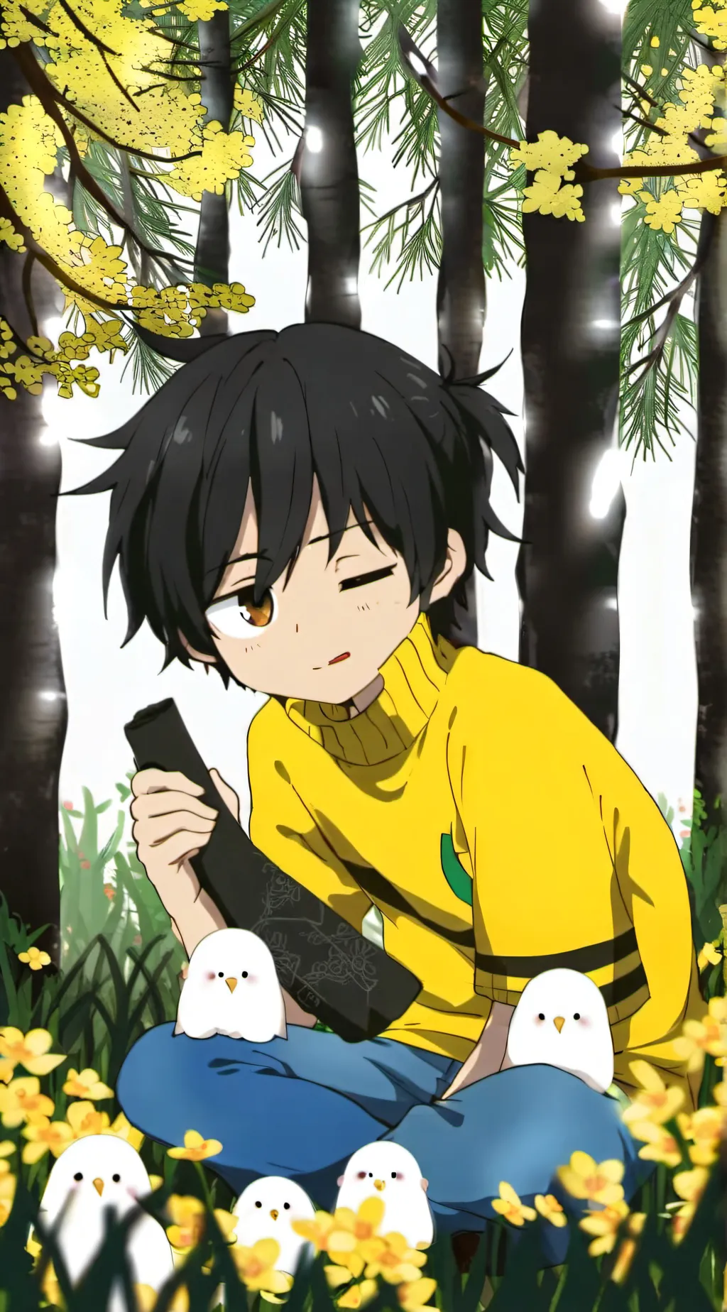 ai character: ♪ background