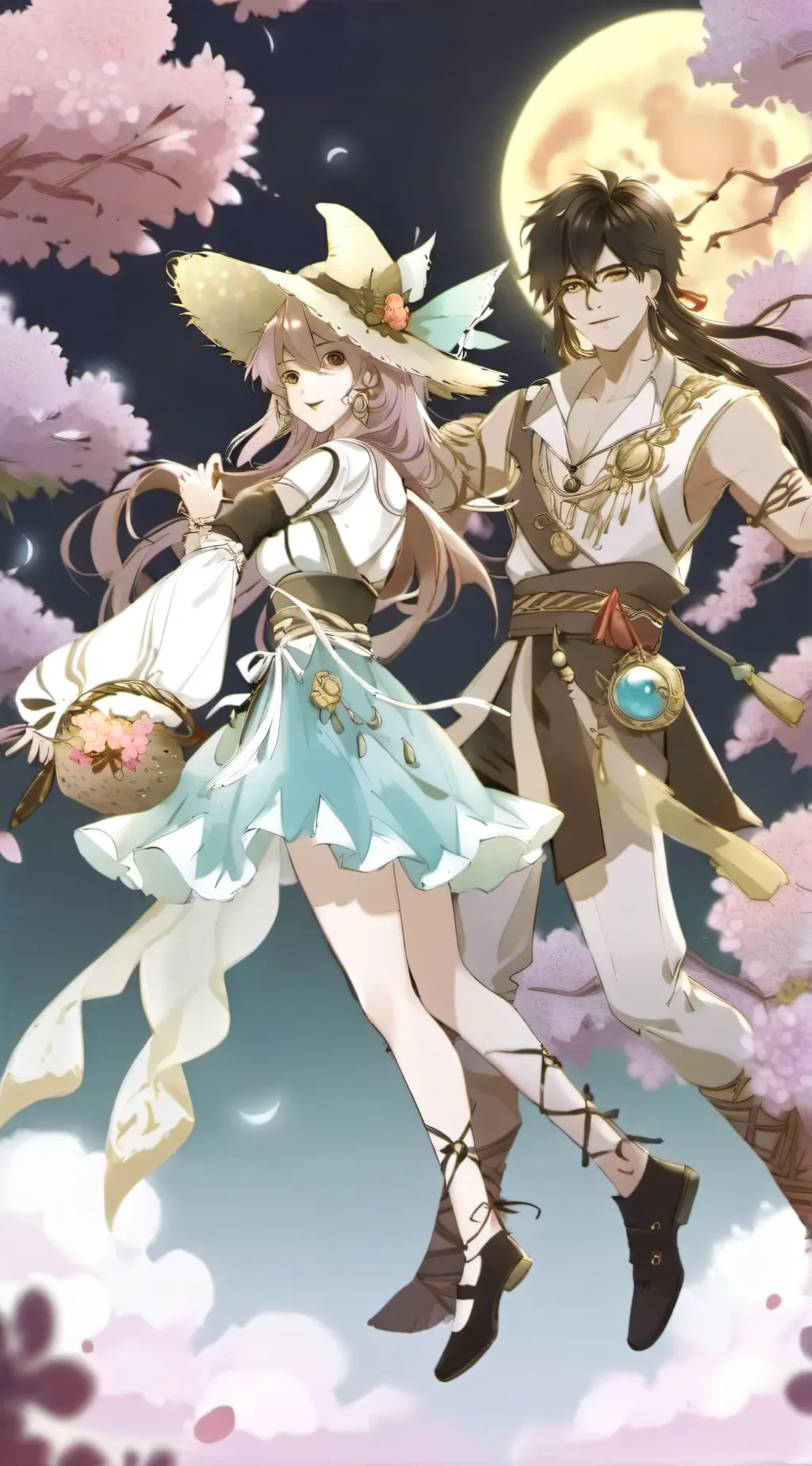 ai character: The solar system background